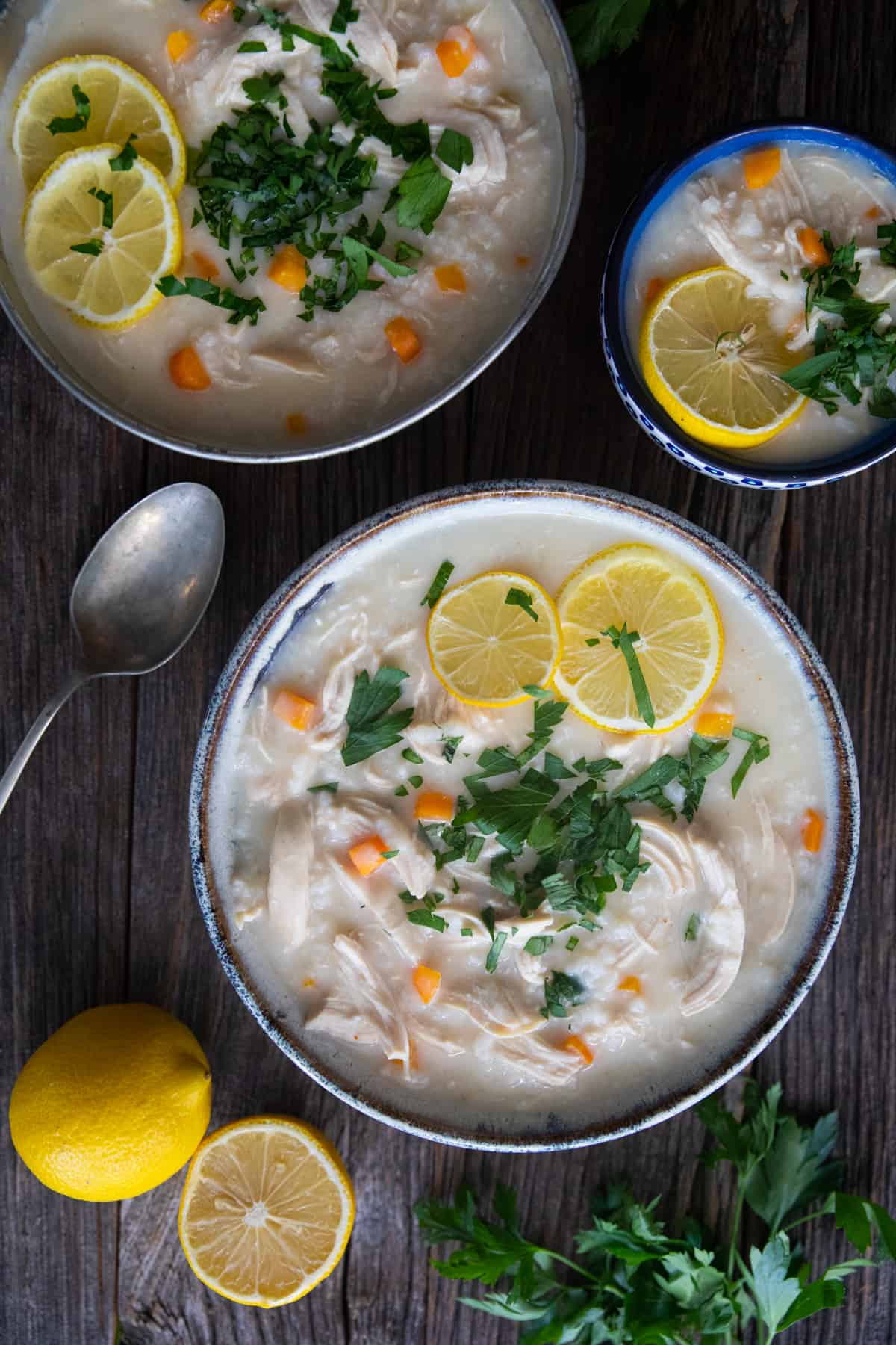 This avgolemono soup recipe is comforting with bright flavors. Made with the classic egg lemon sauce, avgolemono, this Greek lemon chicken soup is so satisfying. Follow along for all my tips and instructions to make this authentic Greek chicken soup.
