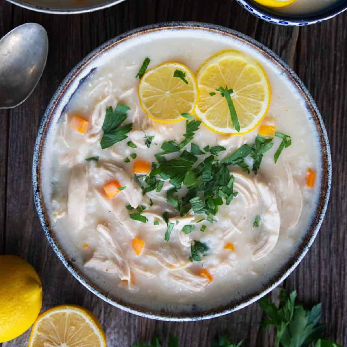 Avgolemono (Greek Lemon Chicken Soup)