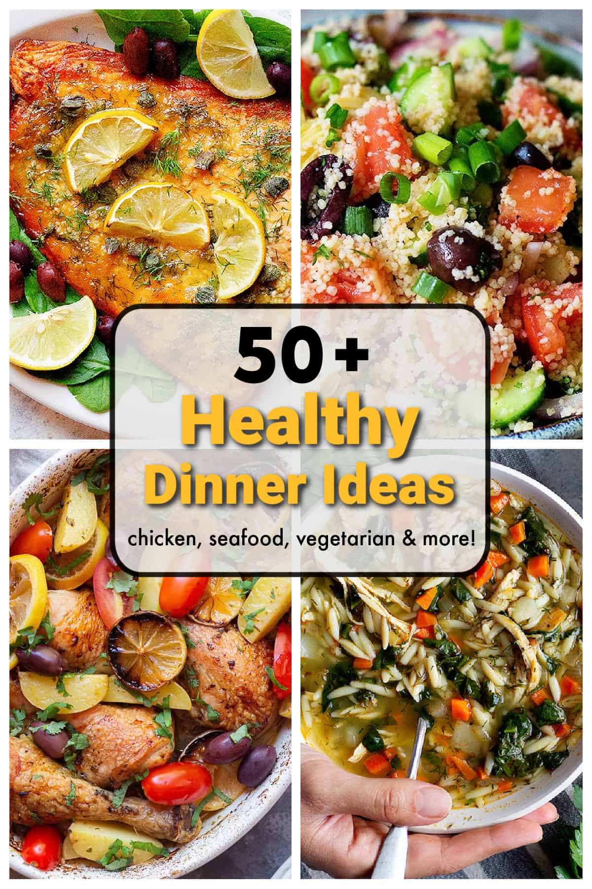 If you're looking for easy healthy dinner ideas, you're in the right place. Check out our collection of over 50 tried and true healthy dinner recipes that are tasty and easy to make. These recipes call for ingredients that you probably already have at home. Enjoy making recipes that make you feel good and satisfied! 