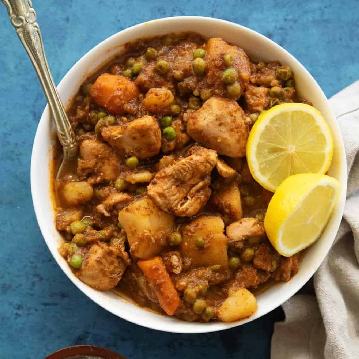 Turkish style chicken stew.