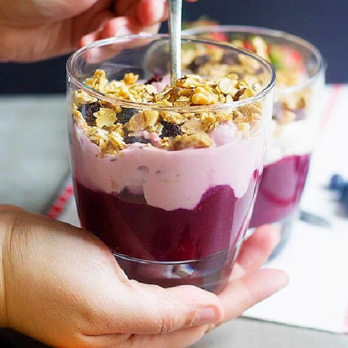 Mixed Berry Granola Parfait