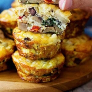 Sausage breakfast muffins.