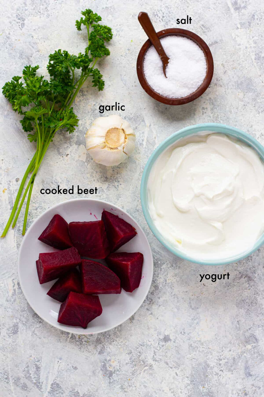 Persian Yogurt Beet Dip (Borani Laboo) • Unicorns in the Kitchen