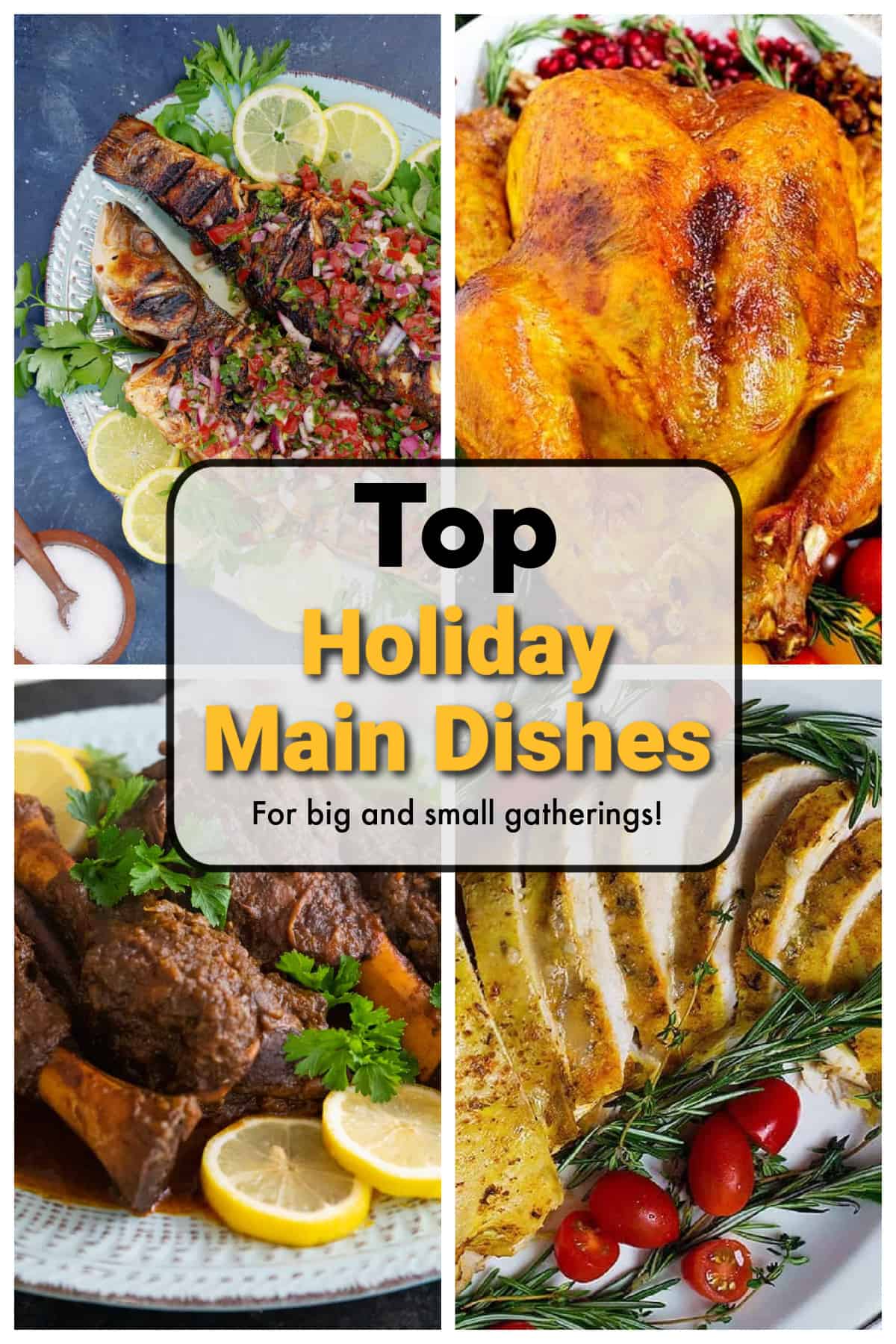 When it comes to holidays, food is everything! Here are our top holiday favorite dishes, from chicken and turkey to lamb and seafood, we've got you covered! Got a large gathering? Make the turkey! Looking for a main dish for a smaller group? Make cornish hens or a side of salmon. Check out these delicious recipes for the holidays!