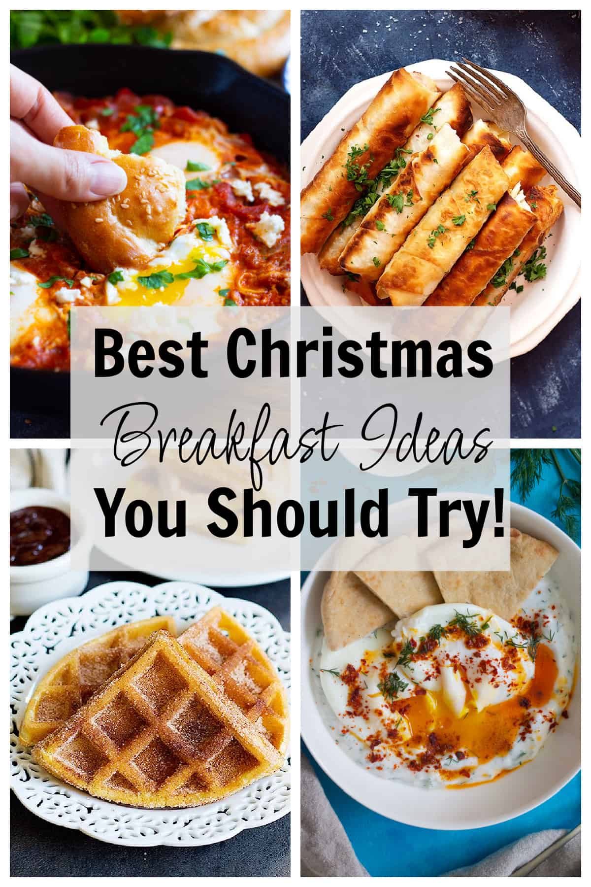 Looking for delicious Christmas breakfast ideas? We've got you covered! These holiday breakfast and brunch recipes with Mediterranean flavors are perfect for a cozy Christmas morning to enjoy with family and loved ones. You can find all kinds of sweet and savory holiday breakfast dishes to try!