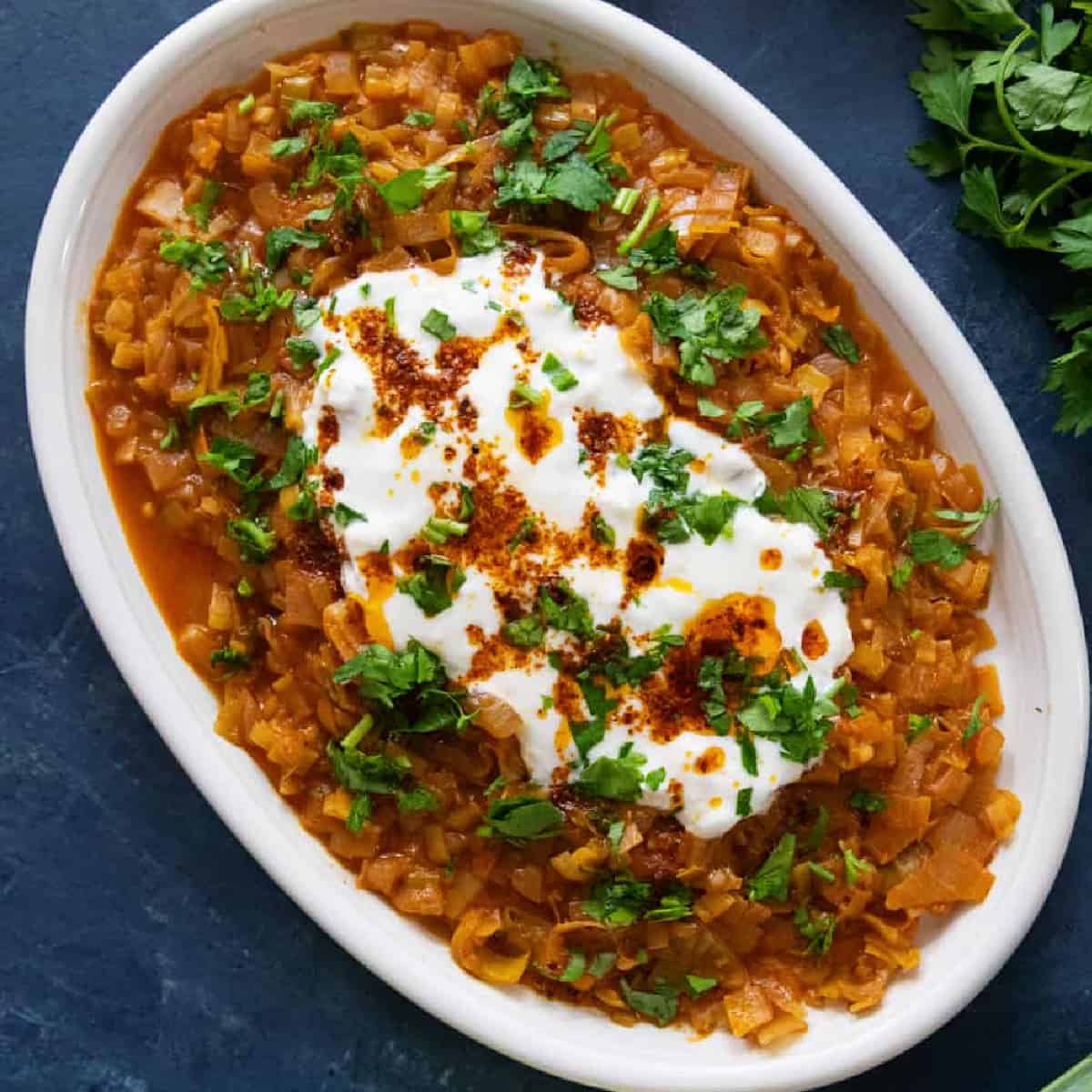 Turkish braised leeks. 