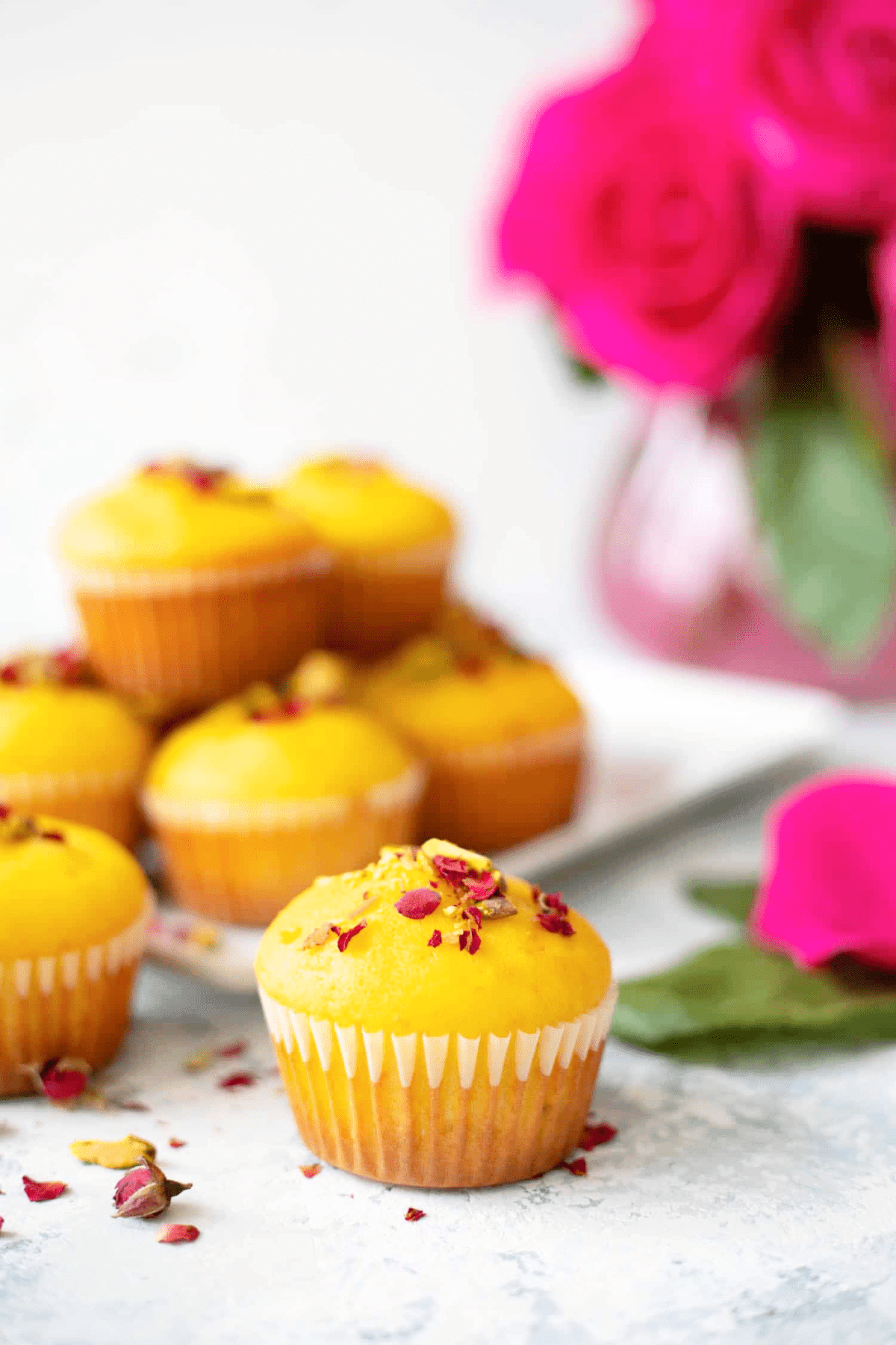 Saffron and rosewater are a delightful combination in these Persian love muffins. They're soft, delicious, and have a truly unique flavor.
