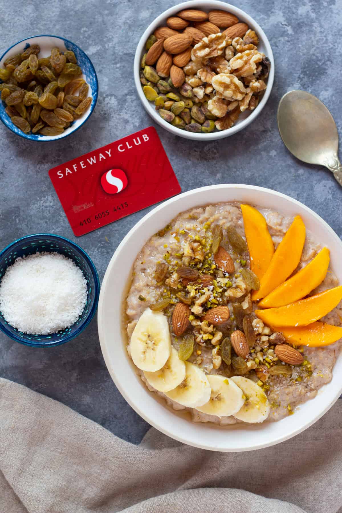Brighten up your morning with this creamy oatmeal recipe. Adding cardamon and honey to a breakfast staple results in a bold, yet comforting way to start the day.