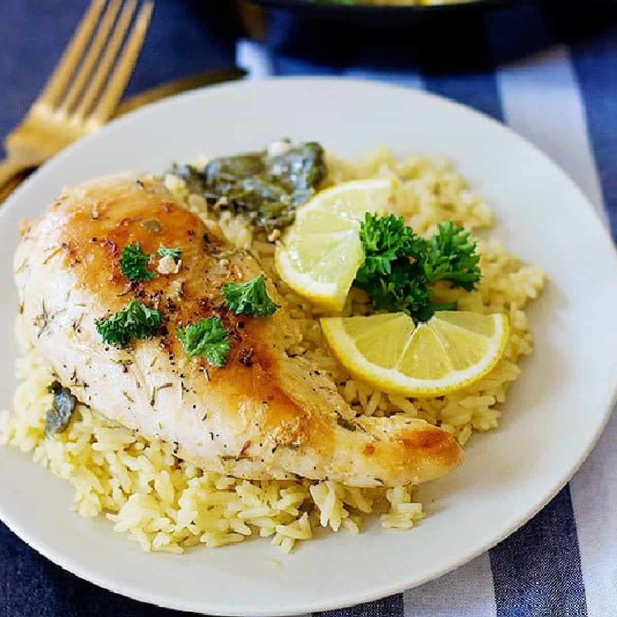 Easy Lemon Butter Chicken is a fantastic family dinner option. Juicy chicken bursting with amazing flavors takes your usual dinner to a whole new level!
