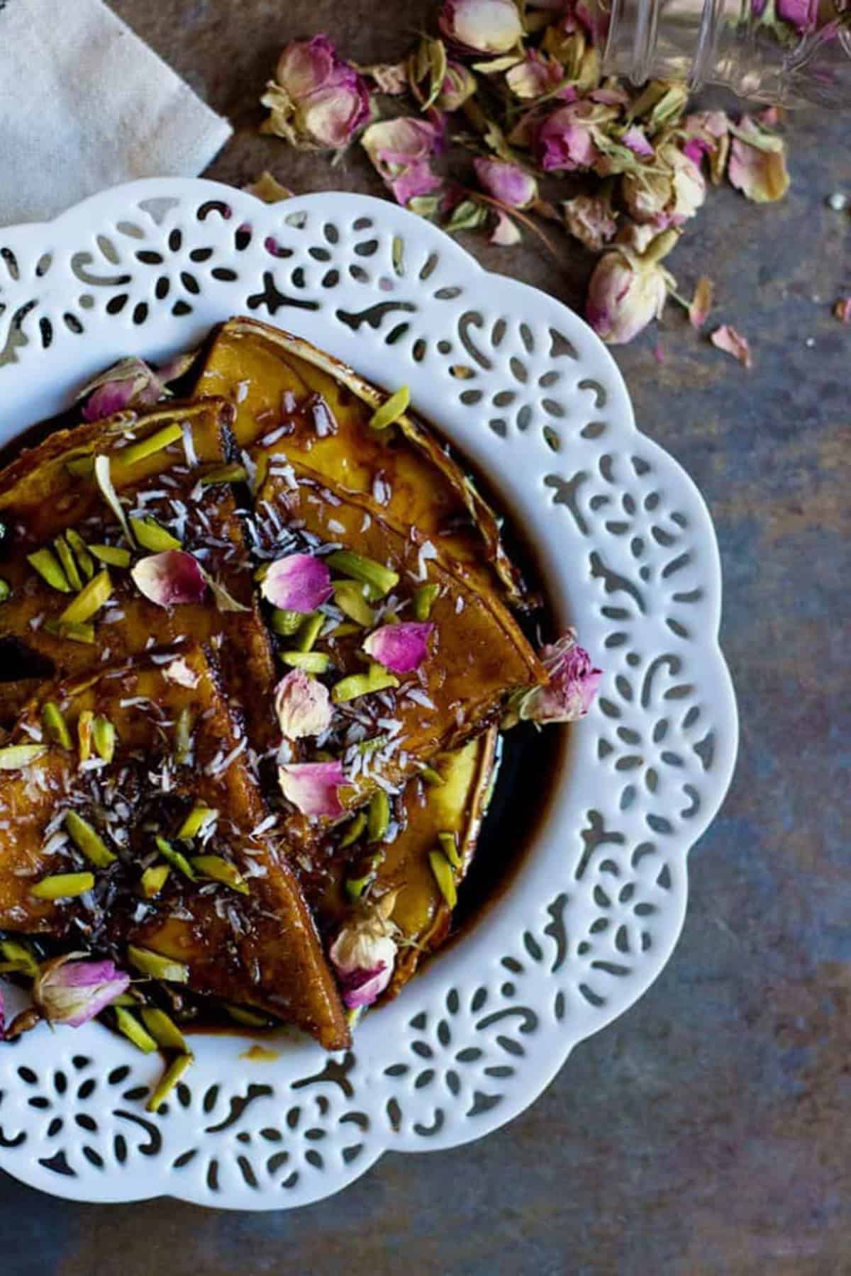 This Persian Homemade Crepe Recipe is one you'll want to remember. Cooked with molasses, this crepe is different from everything you've had before.
