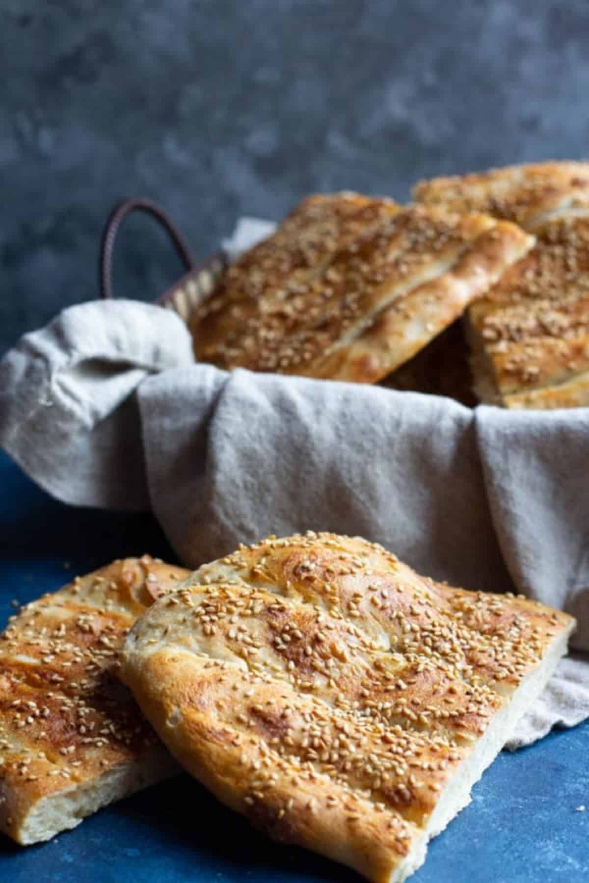 Sourdough barbari is so delicious. The texture and flavor is exactly the same as the ones in Iran. Topped with a simple glaze and sesame seeds, this bread is perfect for breakfast!
