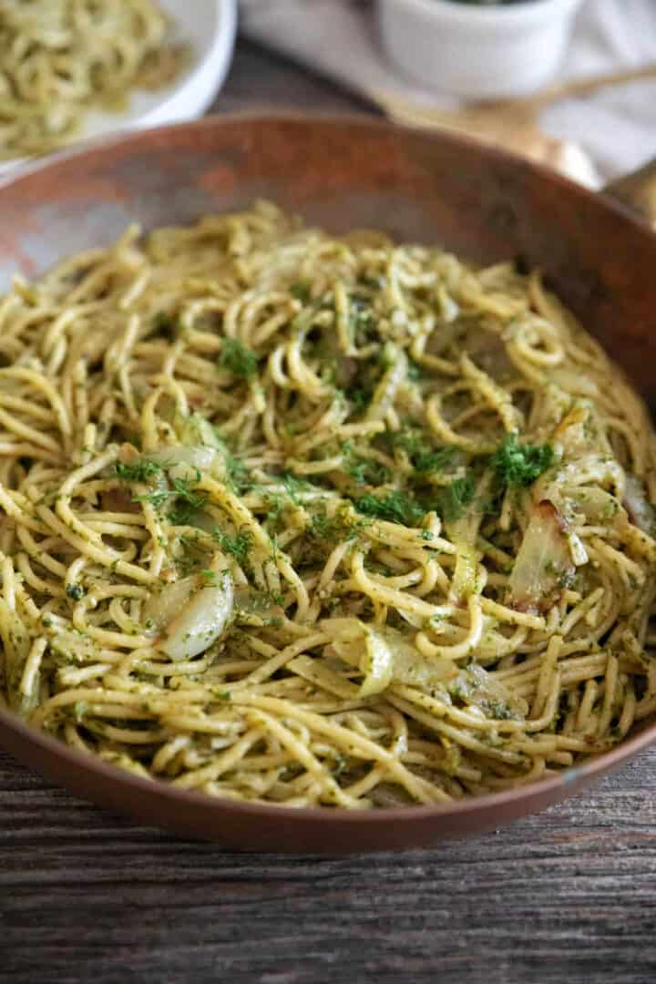 Creamy Pesto Pasta Recipe • Unicorns in the Kitchen