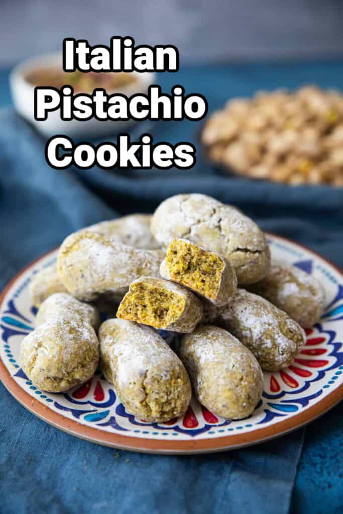 Easy Italian pistachio cookies.