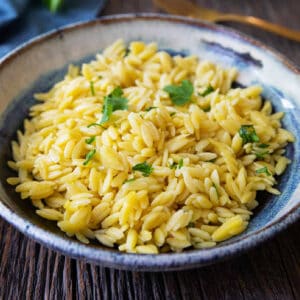 How to cook orzo.