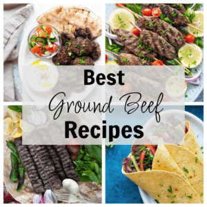 Here are our best ground beef recipes for you to try! From kabobs to stew and Meatball, we've got many recipes with ground beef that that would be perfect for busy weeknights or cozy gatherings.
