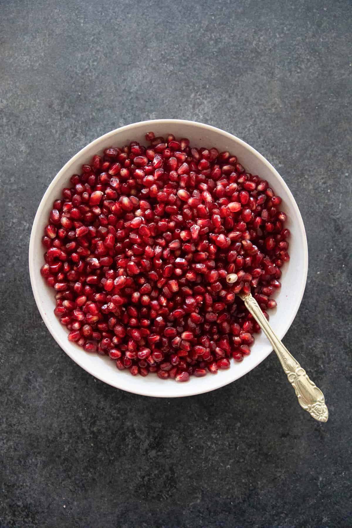 How to cut a pomegranate.