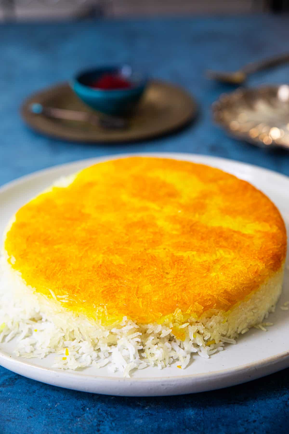 Saffron & Yogurt Tahdig (Crispy Persian Rice) 