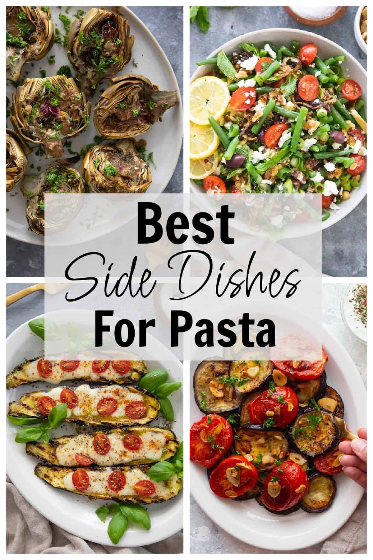 Here are our favorite side dishes for pasta. From Salads and roasted vegetables and garlic knots, there's something for everyone to enjoy! 