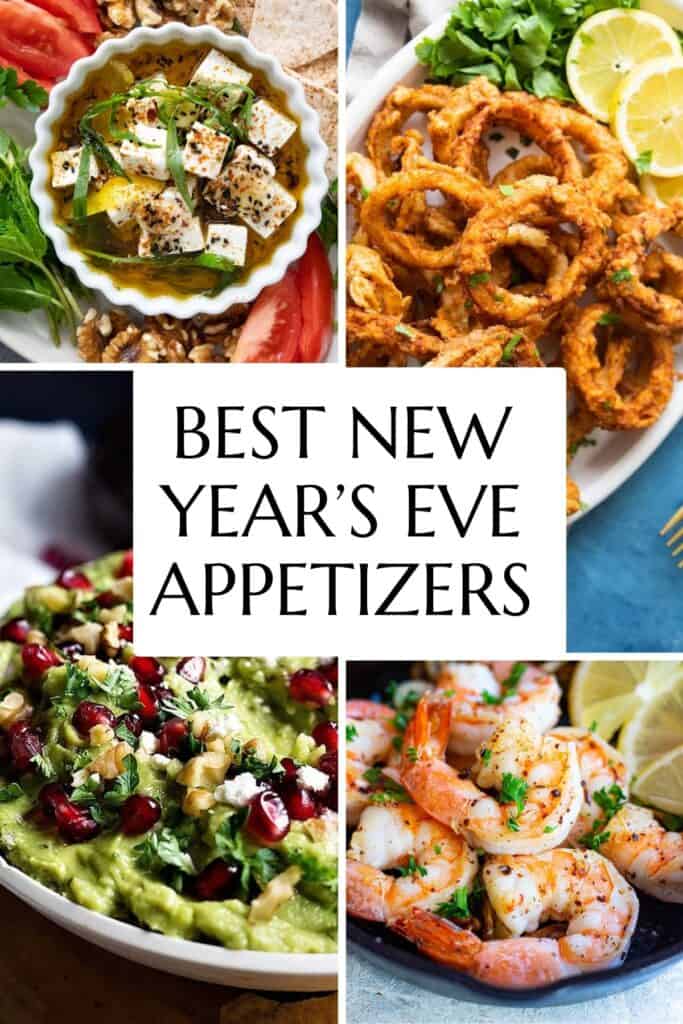Looking for New Year's Eve Appetizers for your party? I've got you covered! If you love dips, finger food or fried bite size food, you're in the right place. These appetizers are perfect for the holiday season and your guests will love them!
