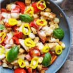 chicken skillet made with 5 igredients.