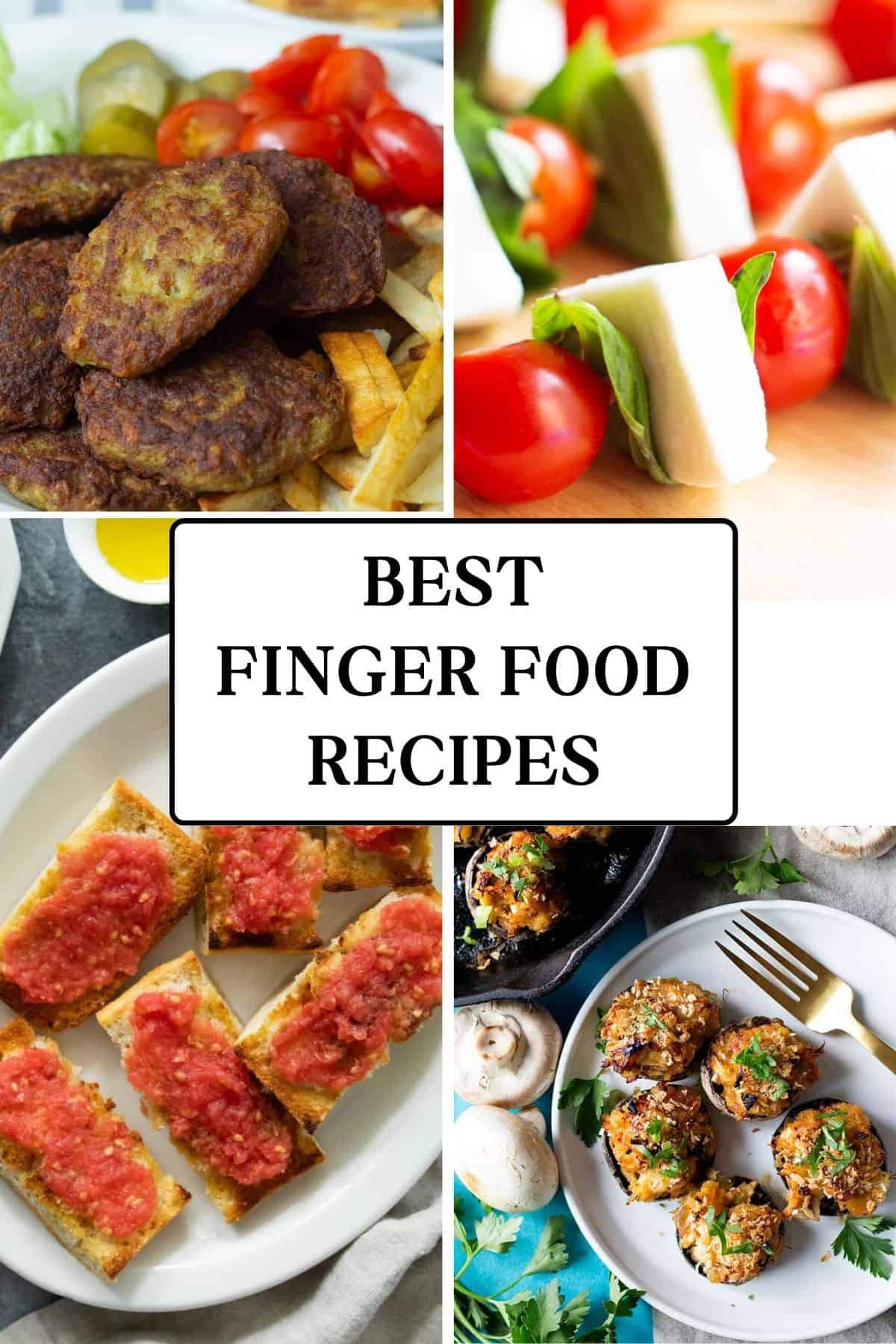 Here are the best finger foods you can make for your next party! You can find small appetizers and shareable snacks in this collection. These finger food ideas are perfect for any party and gathering including the holidays! 