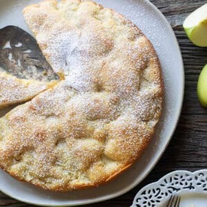 French apple cake.