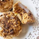 date walnut cheesecake bites.