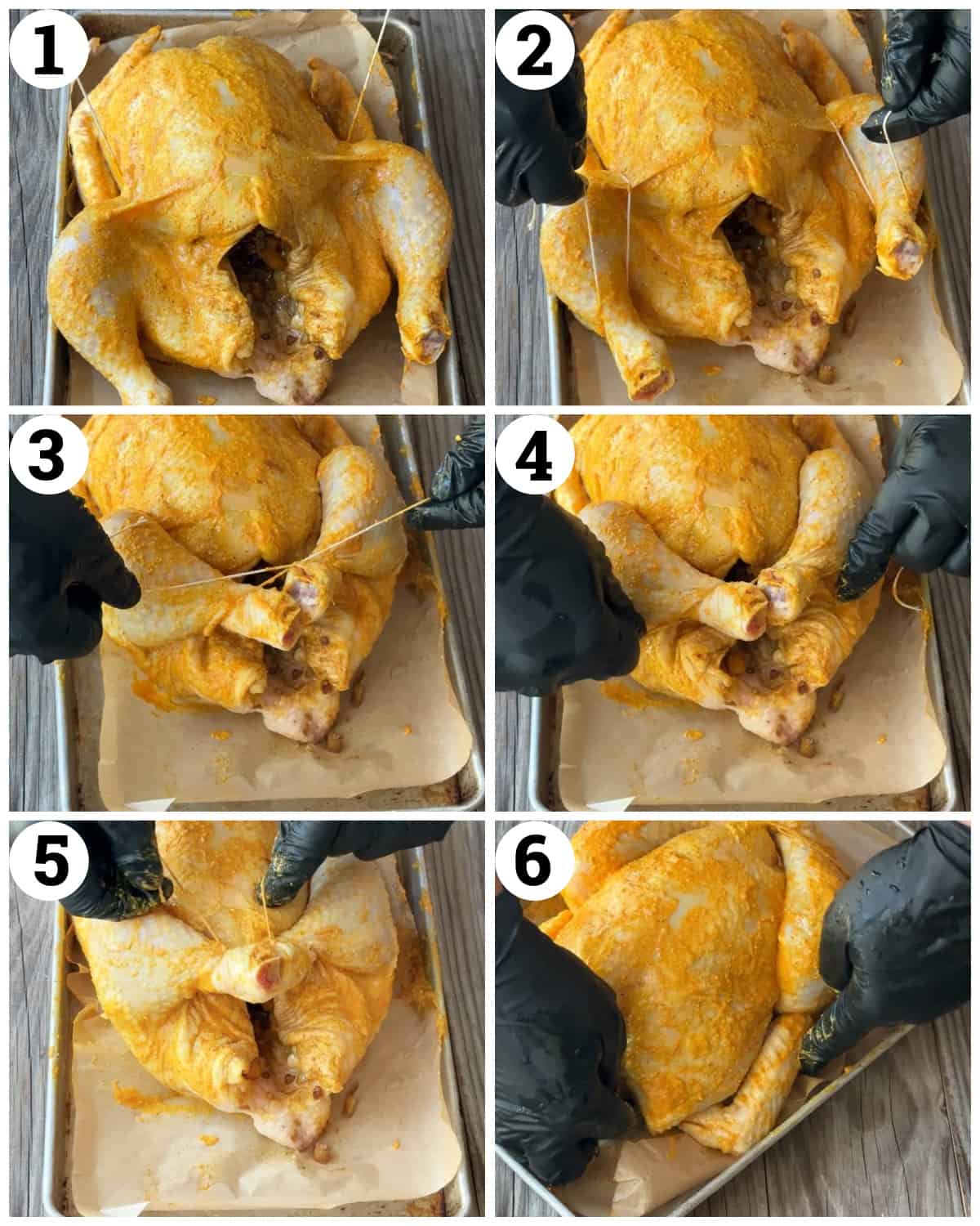 How to truss a chicken.