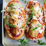 meatball sub pizza