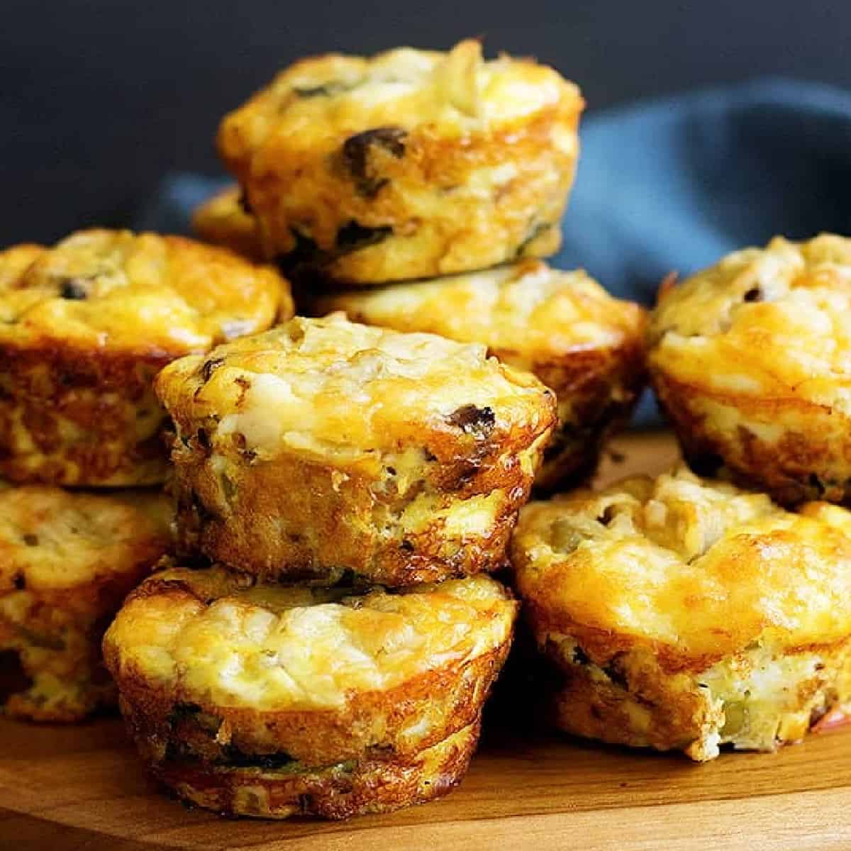 Sausage egg muffins. 