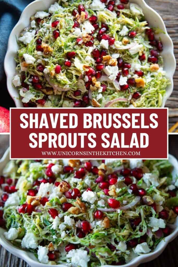 Ready in 20 minutes, this shaved brussels sprout salad is packed with amazing flavors thanks to pomegranate, feta and a zesty tahini dressing. It’s the perfect winter salad that you can make ahead of time and enjoy later. 