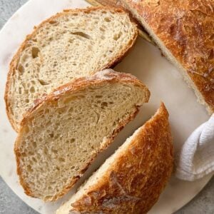 No knead bread recipe.