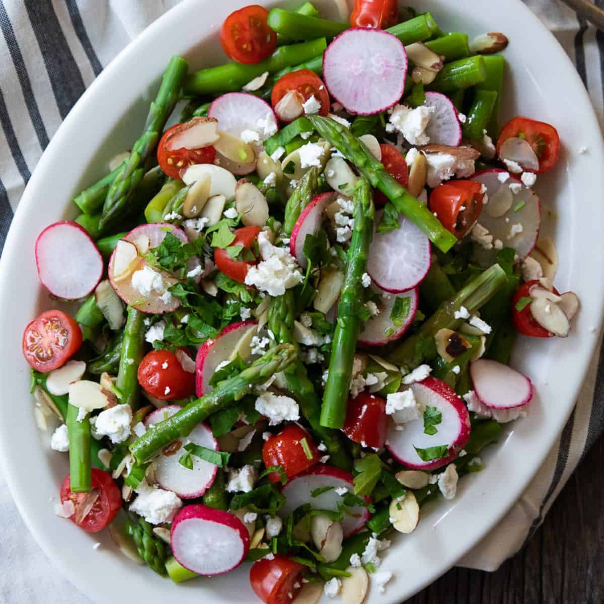 Asparagus Salad with a Dijon Vinaigrette