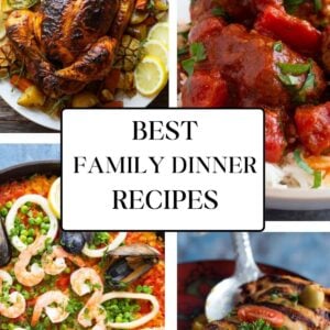 Here is a collection of our favorite unbeatable family dinner recipes! From classic comfort foods to exciting new flavors, these dishes are sure to bring everyone together for a memorable mealtime experience. Many of these dishes are easy and you can make them ahead of time!