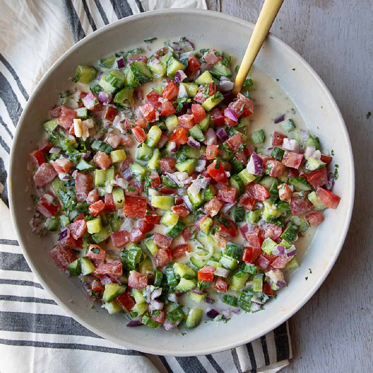 Middle Eastern Tahini Salad
