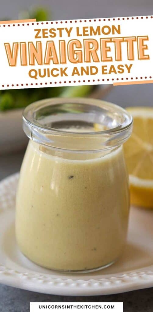 Lemon vinaigrette pin.