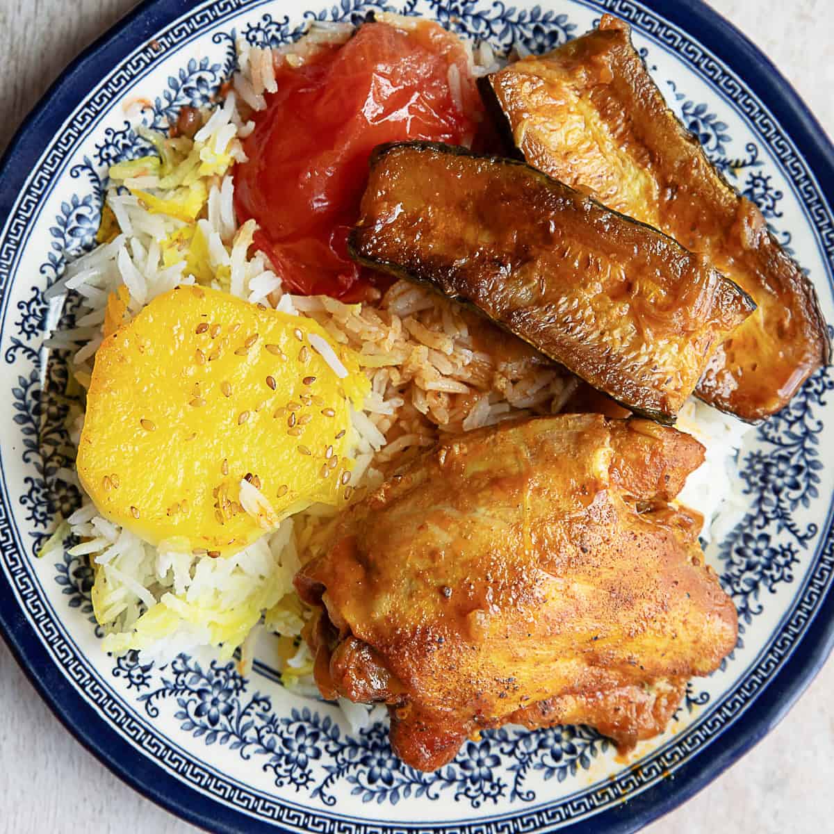 Khoresh Kadoo (Persian Chicken Zucchini Stew)
