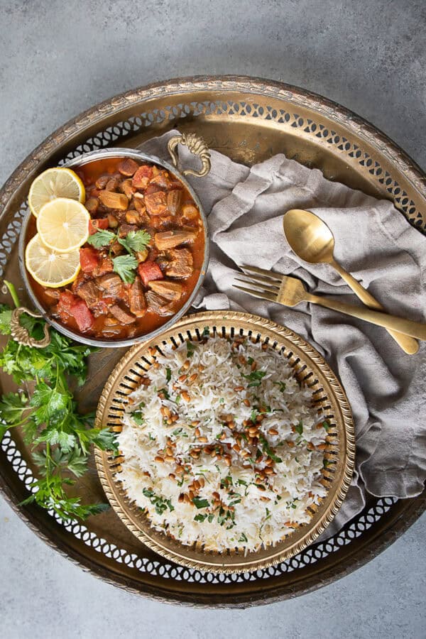 Bamya (Middle Eastern Okra Stew) • Unicorns in the Kitchen