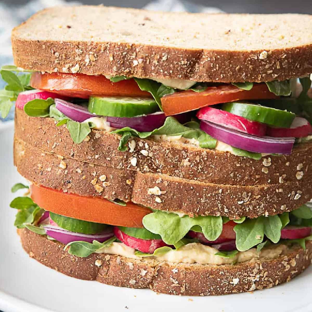 Veggie Hummus Sandwich