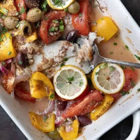 Baked flounder recipe