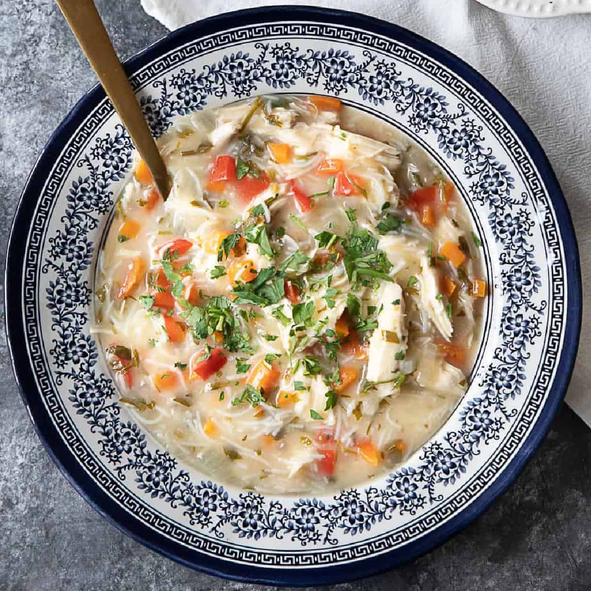 Creamy Chicken Vegetable Soup