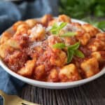 Ricotta gnocchi