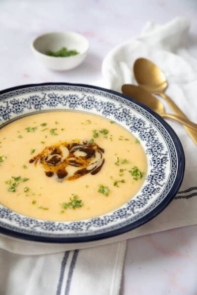 Healthy Potato Soup • Unicorns in the Kitchen