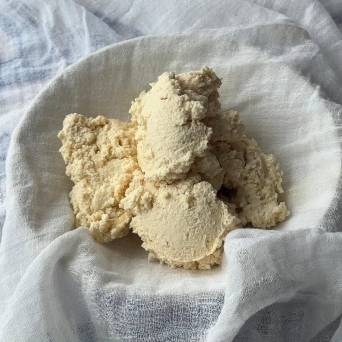 add mixture to nut milk bag