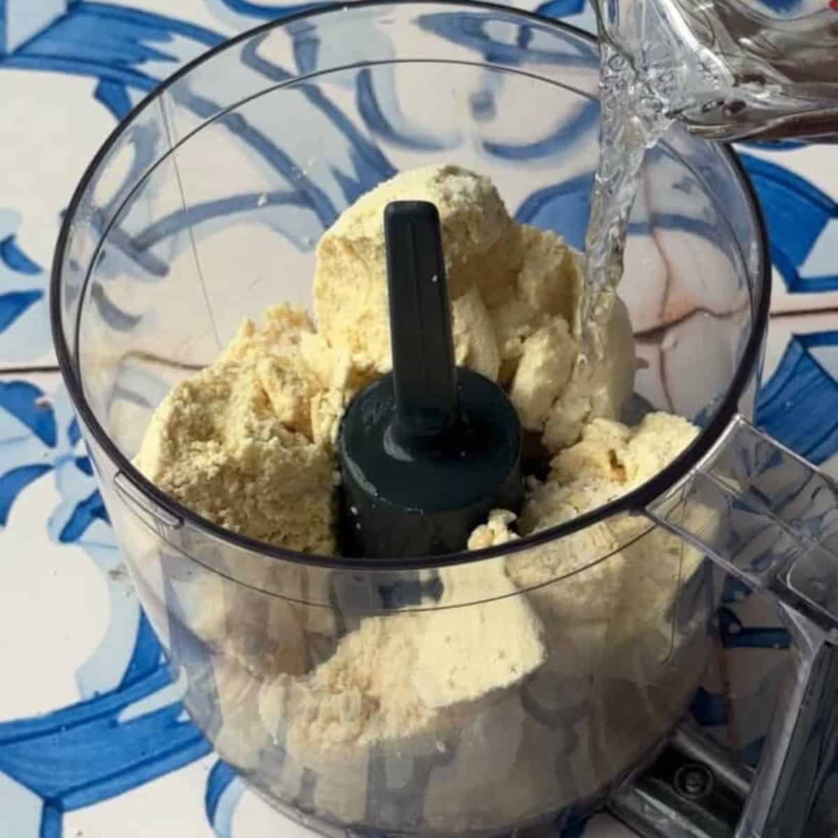 blend kashk mixture in food processor