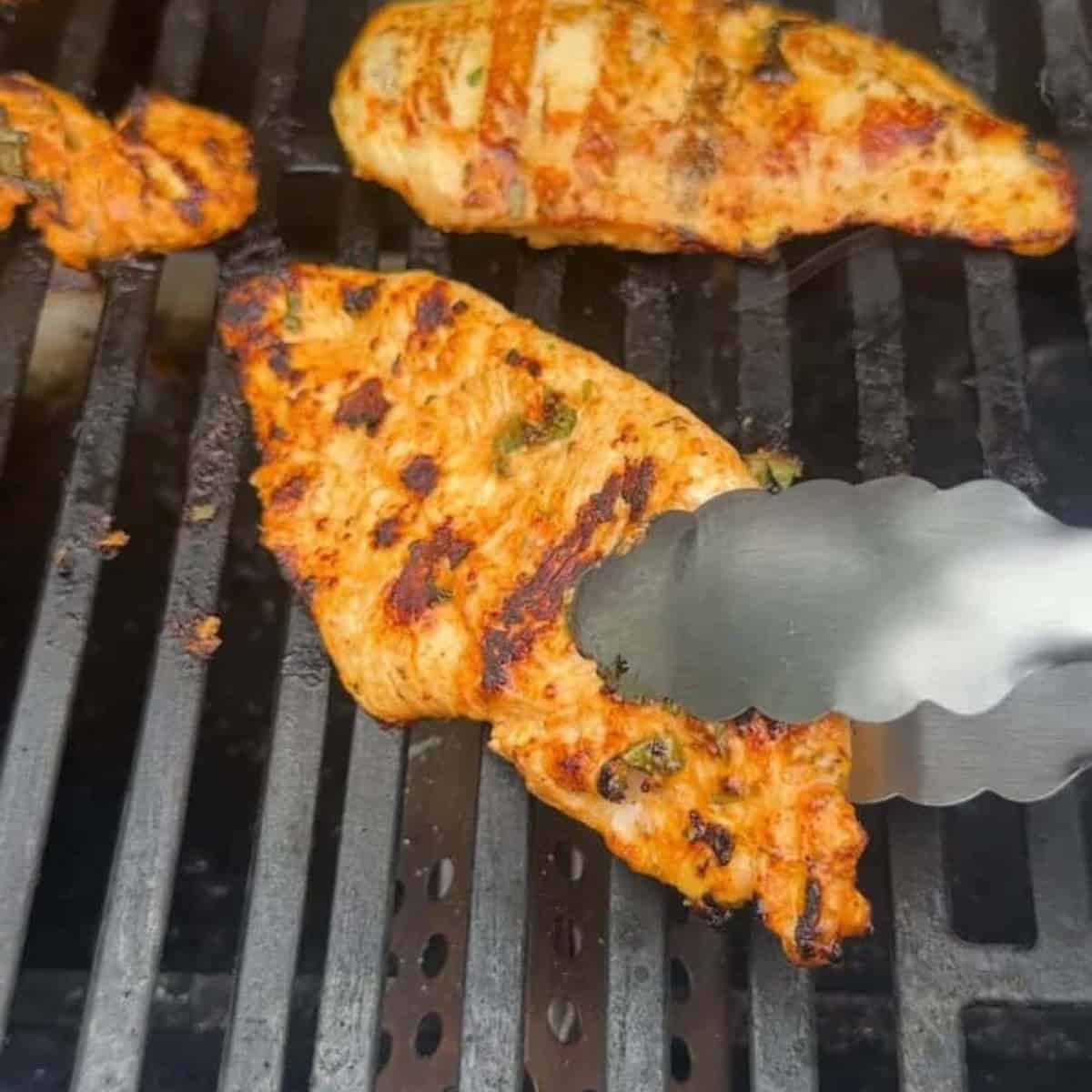 How to Make Middle Eastern Inspired Chicken Breast remove from grill, garnish, and serve