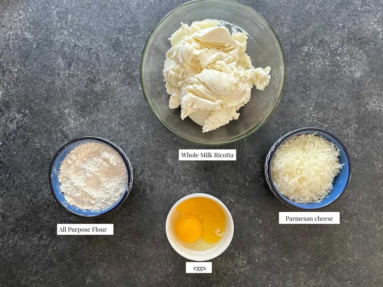 Ricotta Gnocchi Ingredients Ricotta Gnocchi ingredients
