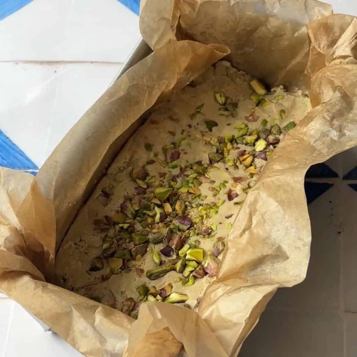 how to make tahini halva let halva sit until firm and set