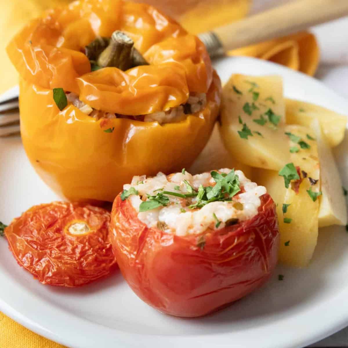 Gemista Recipe (Greek Stuffed Vegetables)