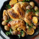 roasted spatchcock chicken